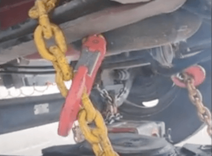 Using Chains to Safely Hook to the Front or Rear